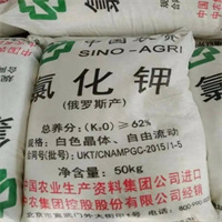 四川地区俄罗斯62%含量精细氯化钾   成都氯化钾